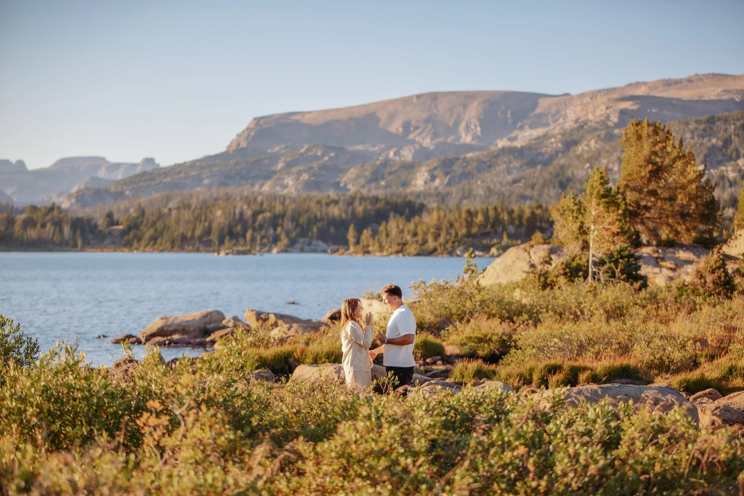 Proposal at Island Lake