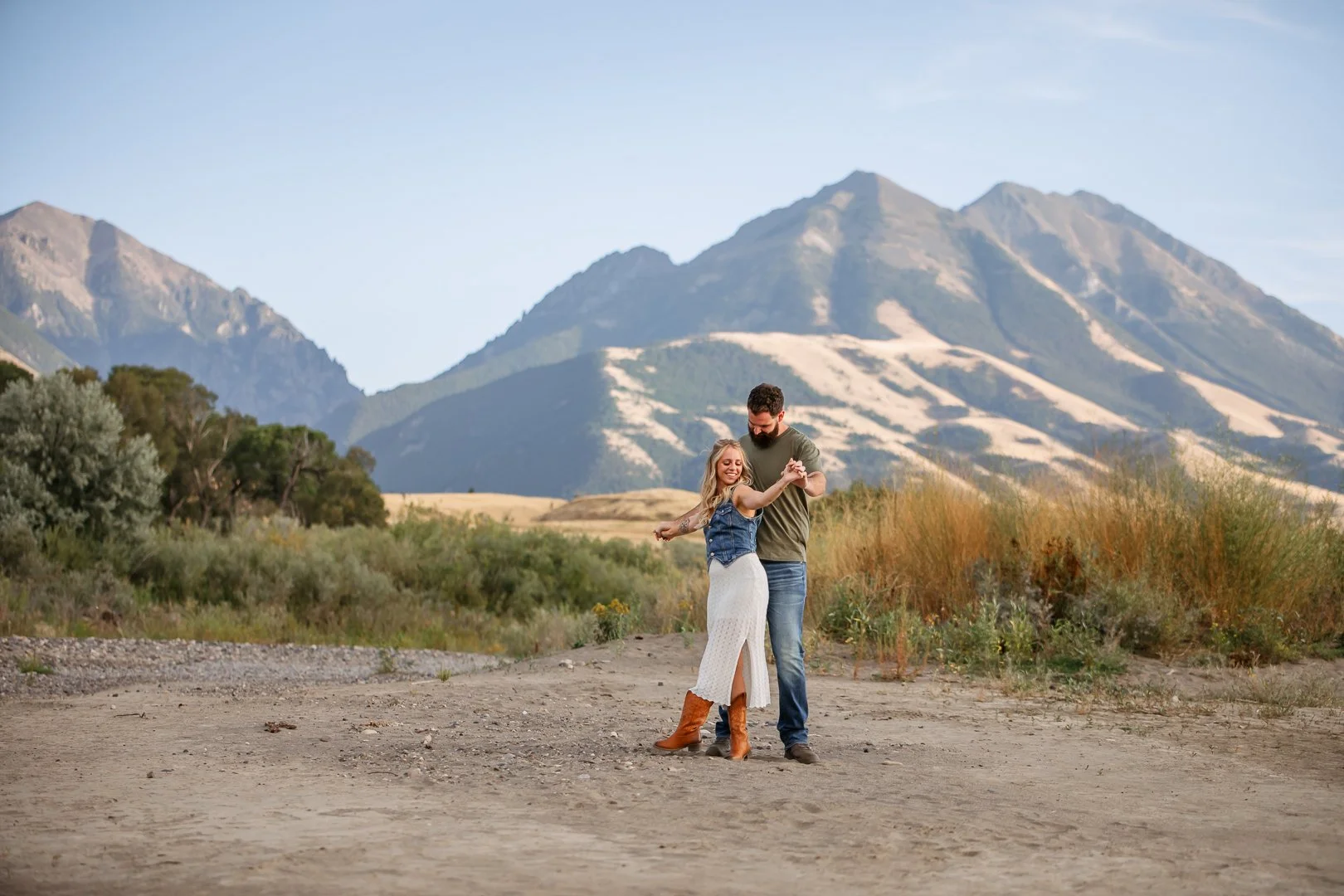 Courtney & Tom in Pray, MT