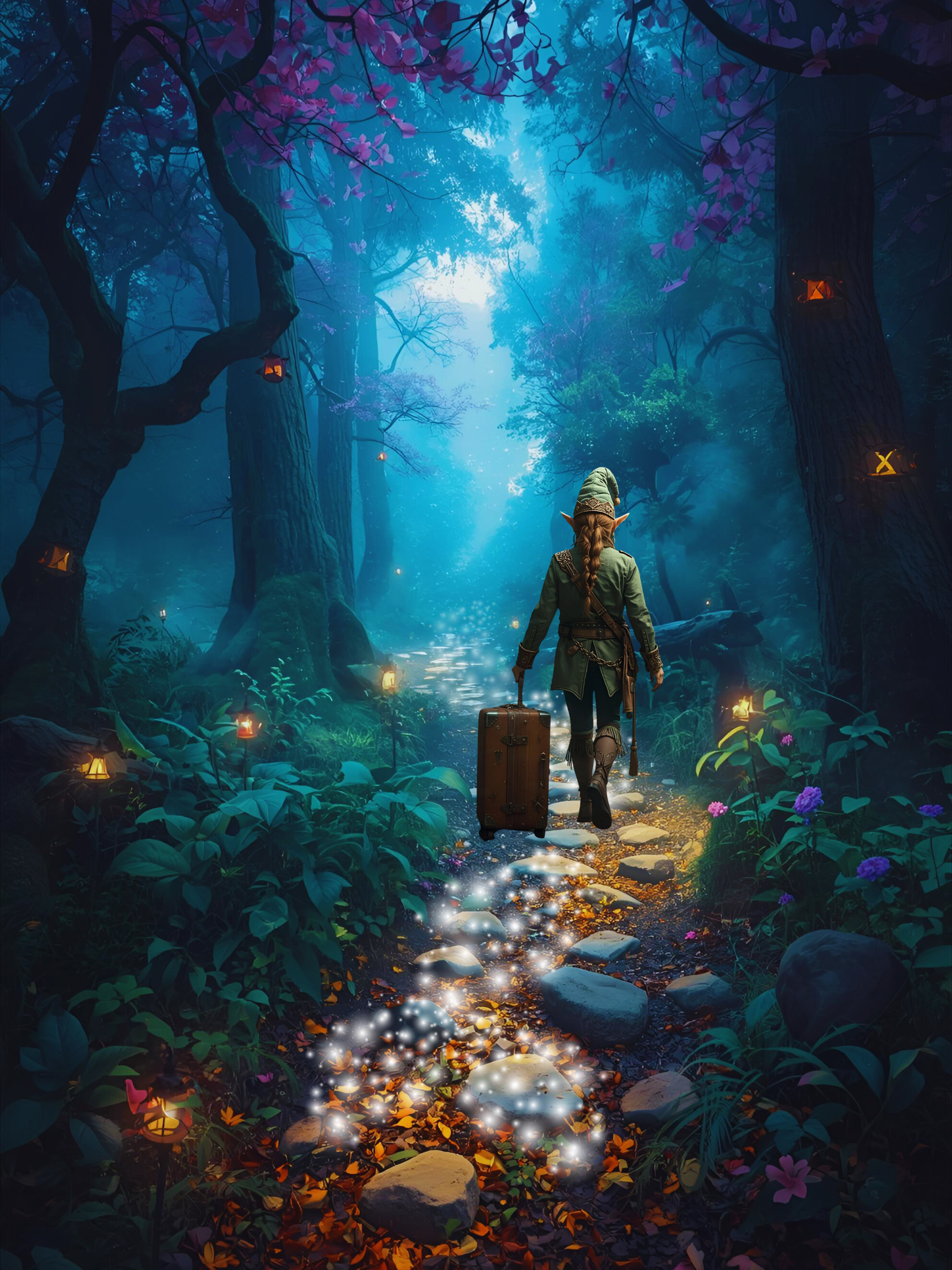 A suitcase of unanswered questions on a path to illumination