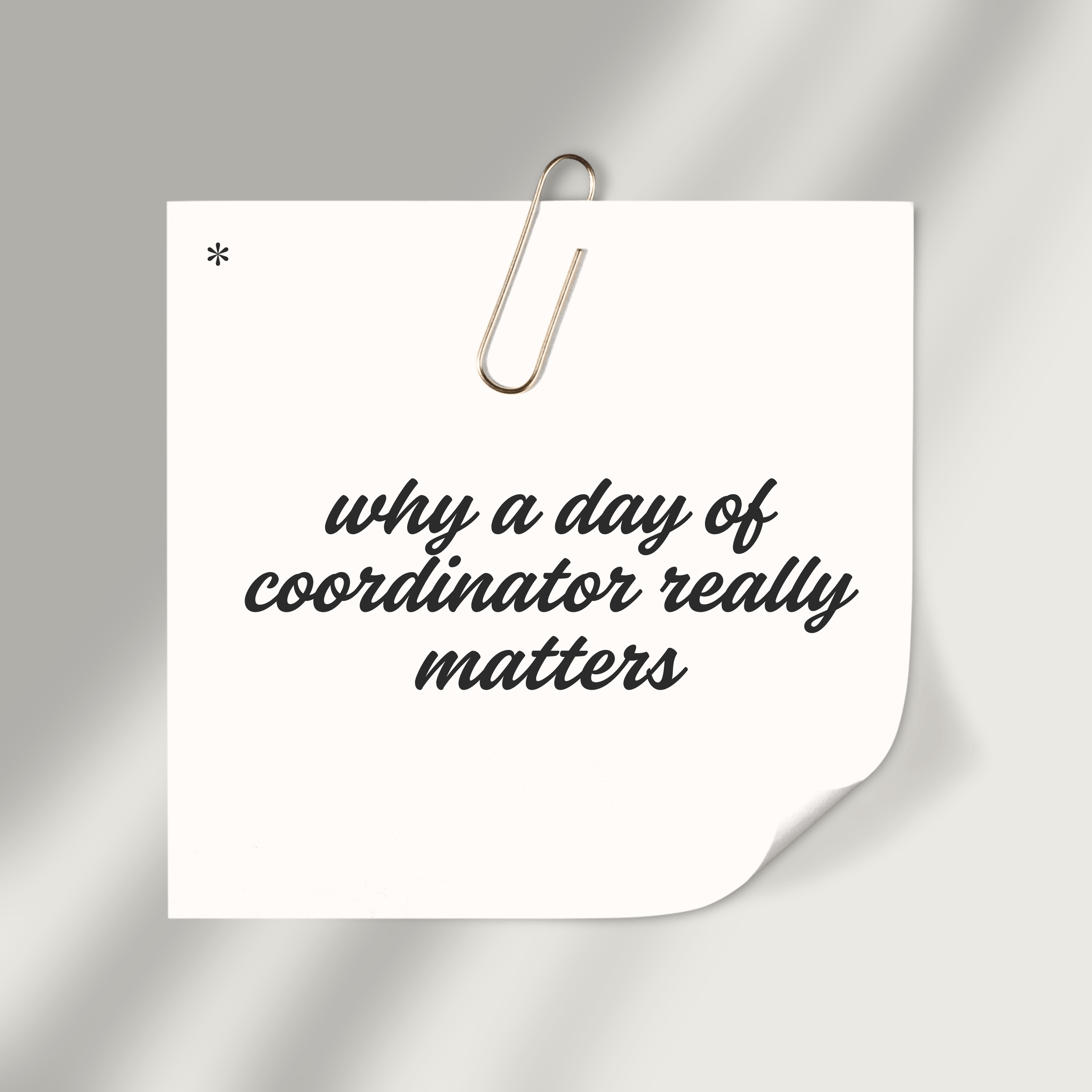 Why Having a Day-Of Wedding Coordinator Really Matters