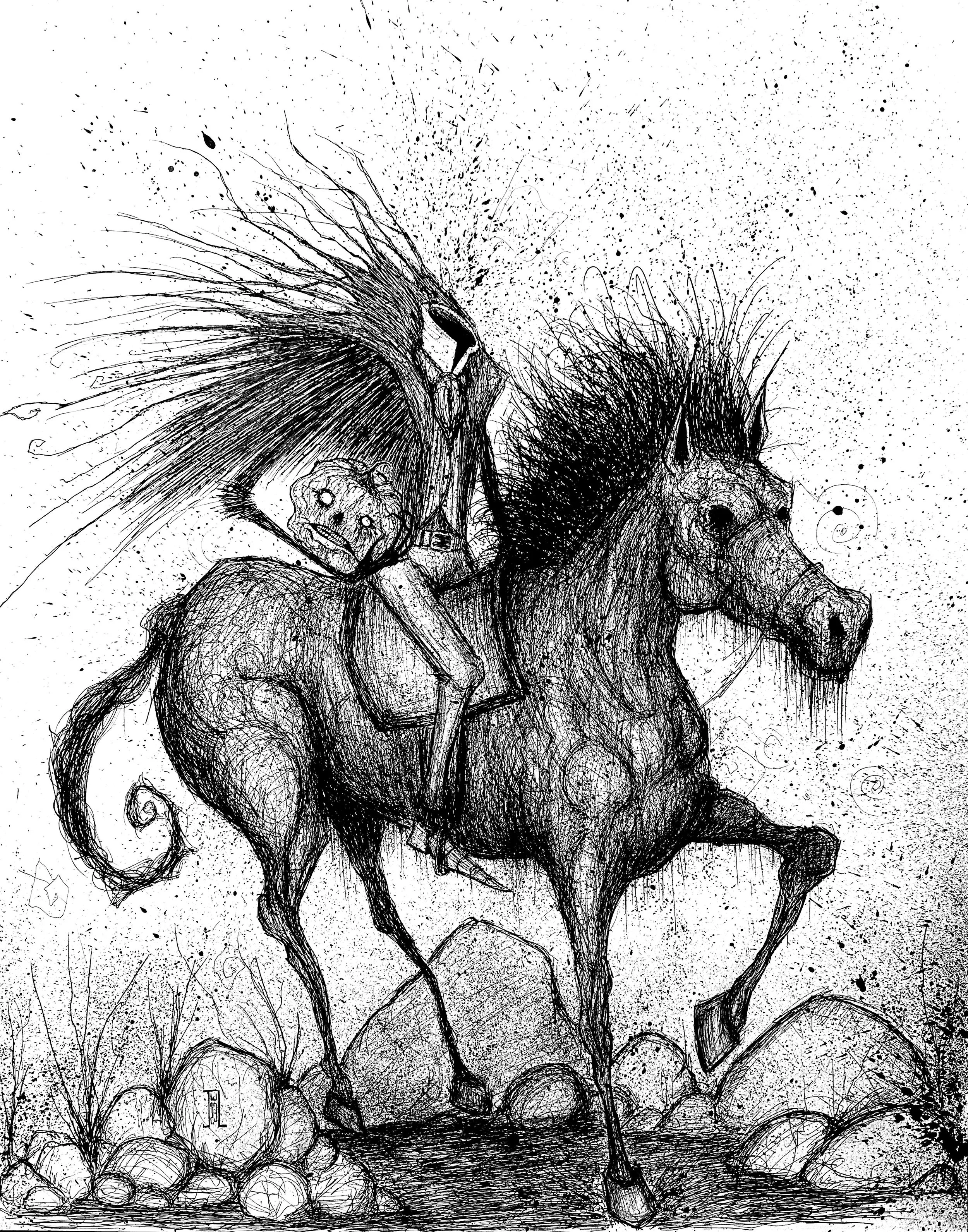 Headless Horseman 11"x14"