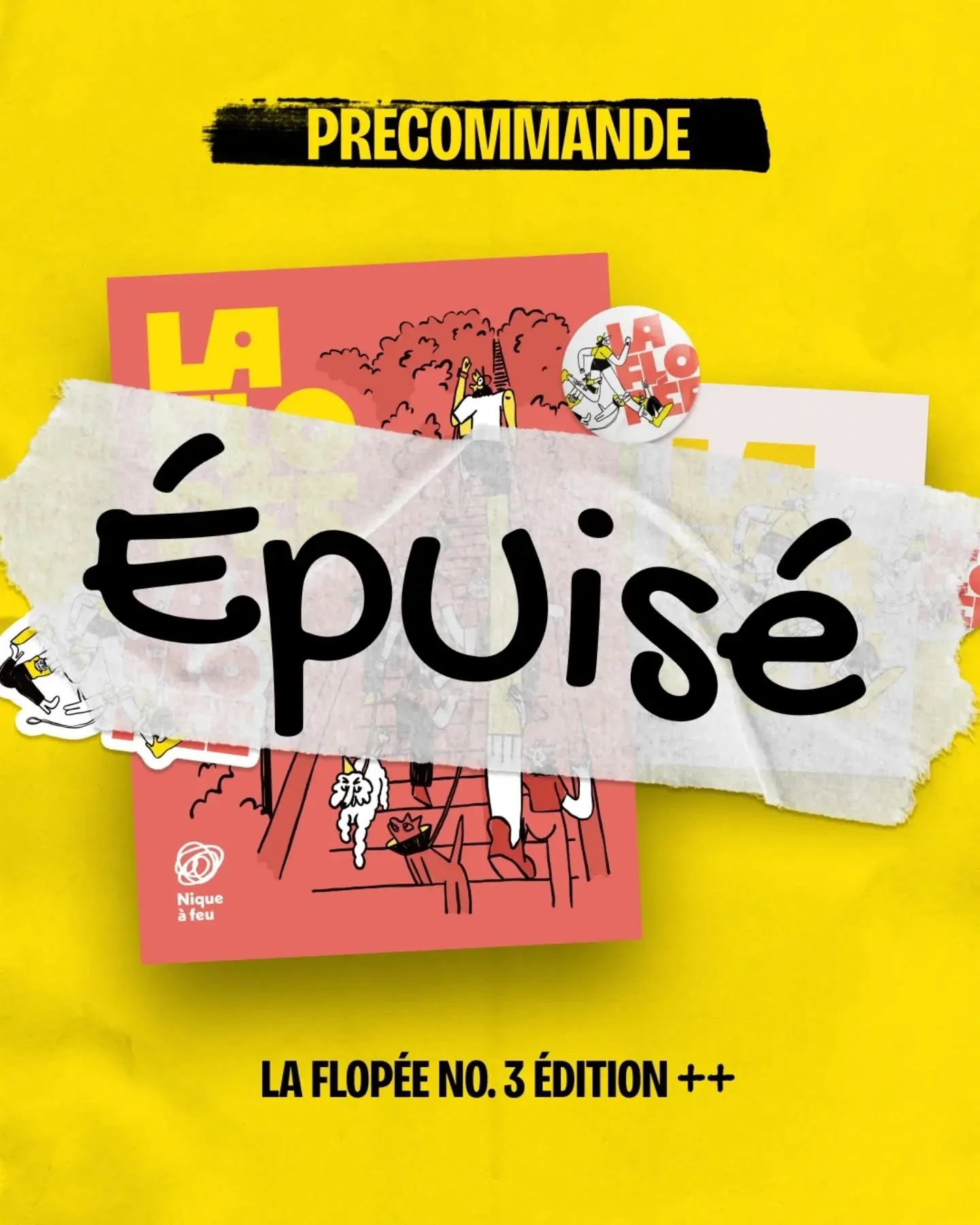 Victime de son succ&egrave;s! Envol&eacute;es comme des petits pains chauds! 

&Ccedil;a veut juste dire une chose: on se voit au lancement pour ta chance d'en cueillir une fra&icirc;che. 😘
