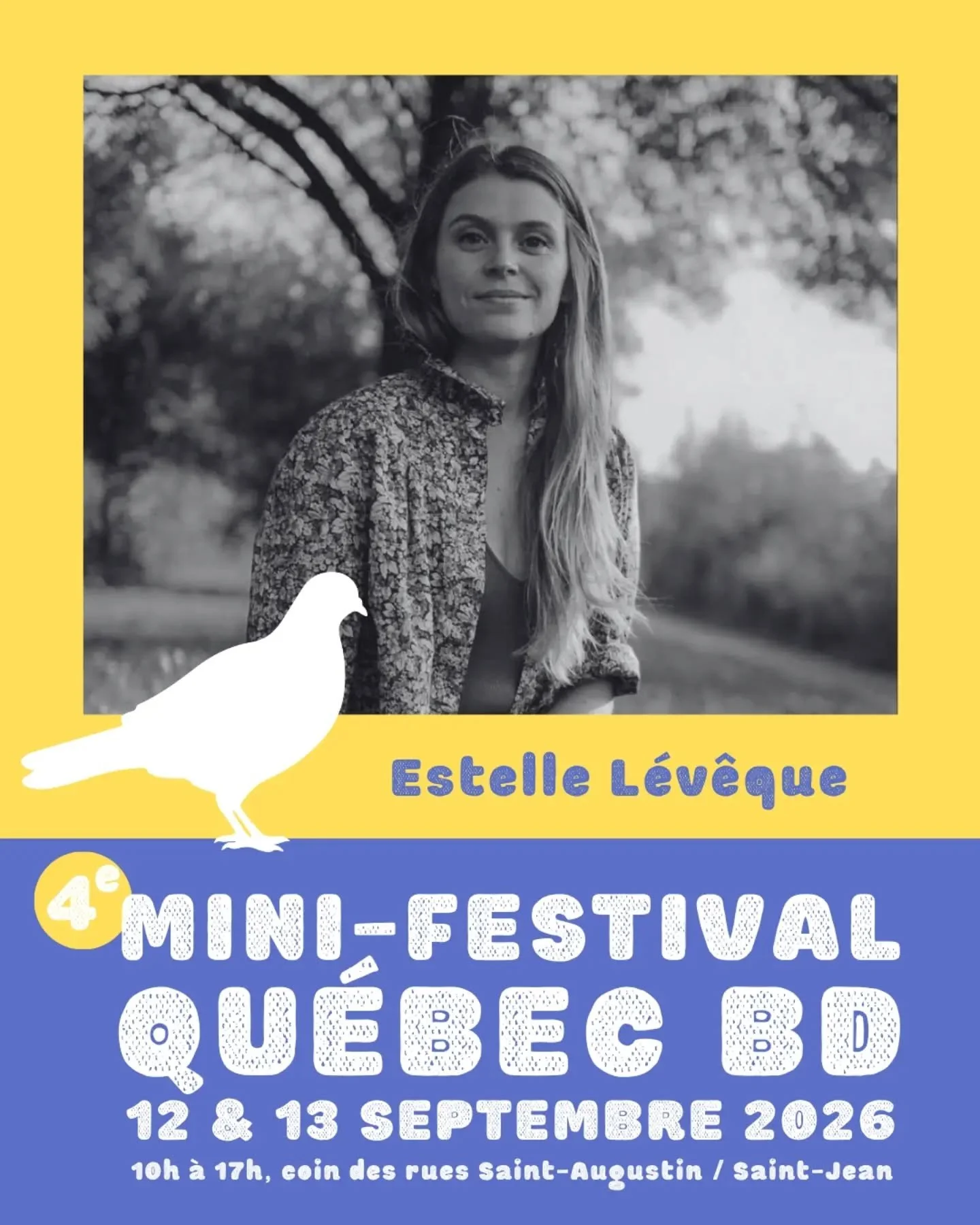 💫 C'est dans quelques jours &agrave; peine qu'on aura la chance d'&eacute;changer avec tous ces autrices et auteurs de la ville de Qu&eacute;bec, en plus de profiter d'animations offertes par la Maison de la BD!

Yay!