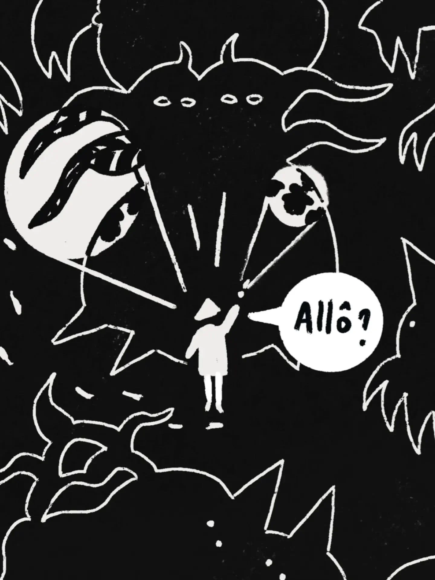 Mais qu'est-ce qui se cache ici? La lumi&egrave;re est &eacute;teinte! 🔦 &Agrave; d&eacute;couvrir dans la charmante BD P&eacute;pette paf, de Zo&eacute; Z&eacute;non.

Les Flos! 🧑&zwj;🚀 LE VIDE, &ccedil;a sort en novembre, partout o&ugrave; t'ach