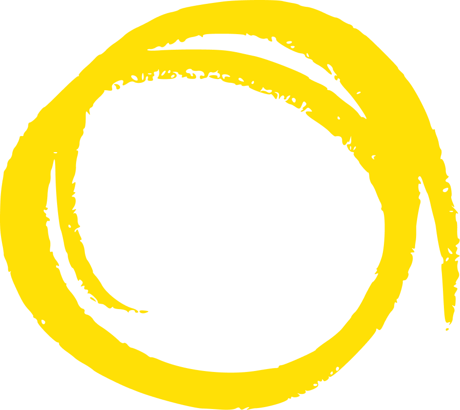 Cercle doré peint à la main sur fond noir.