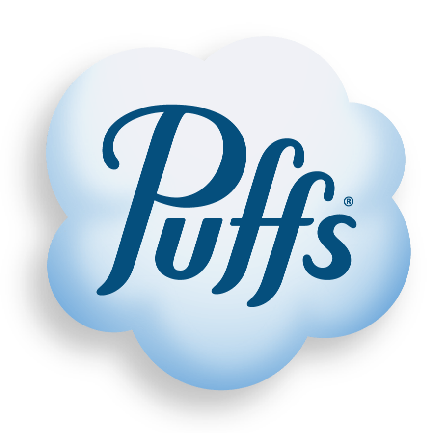 Image depicting the Puffs brand's logo.