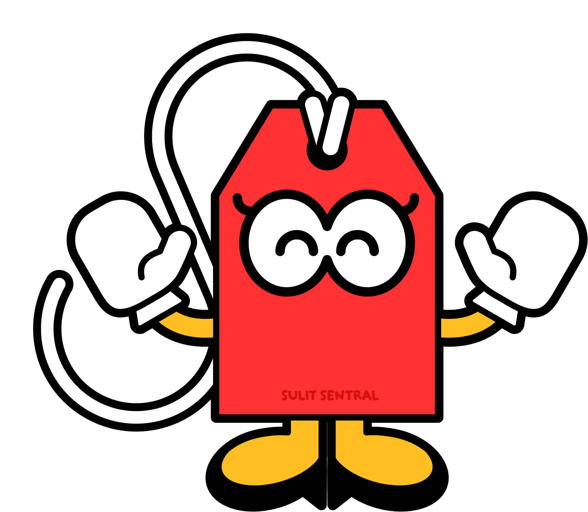 Image depicting a Sulit Sentral mascot character.