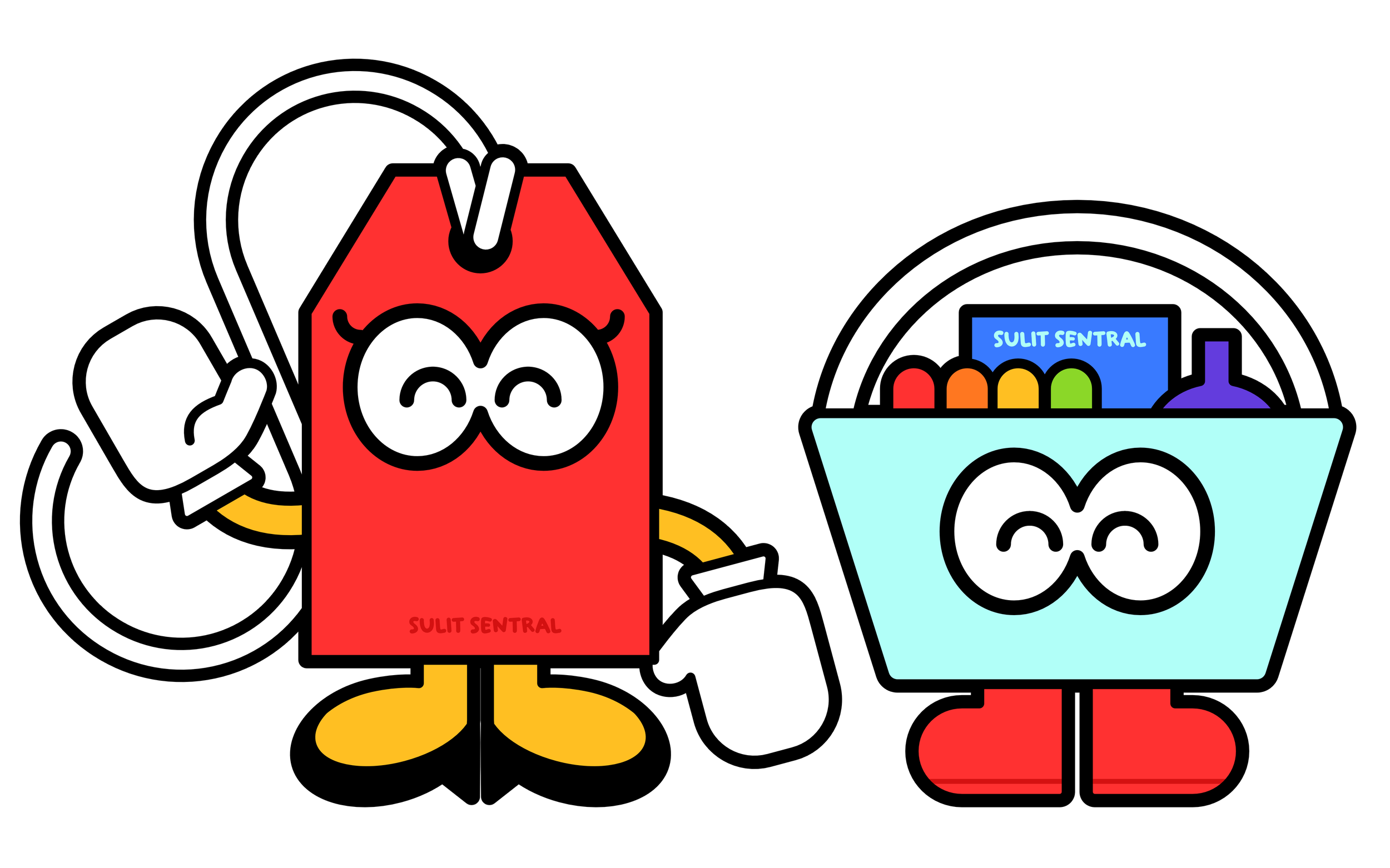 Image featuring Sulit Sentral mascot characters.