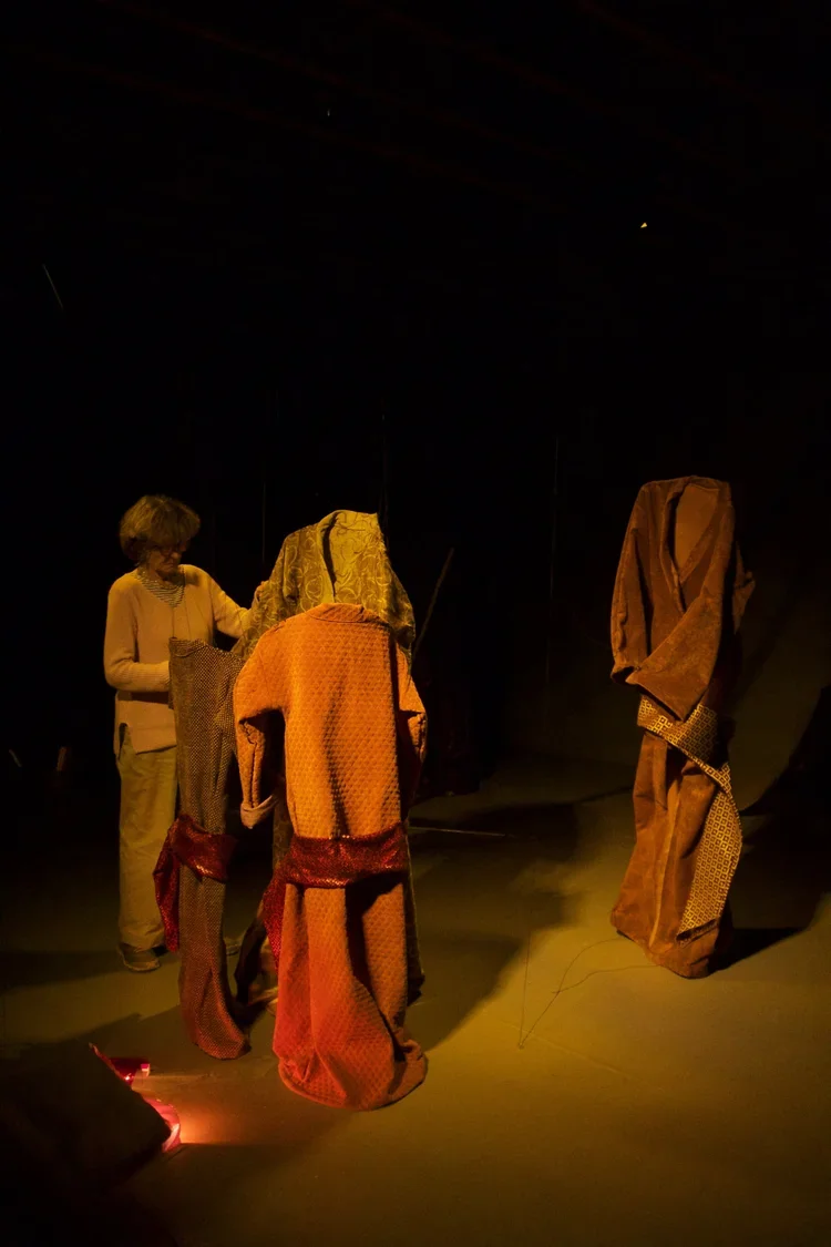 18 Stanzas Sung To a Tatar Reed Whistle, 2019
Conceived and constructed by Hanne Tierney                                                                                            
Performed by Brooke Van Henbergen and Hanne Tierney                  