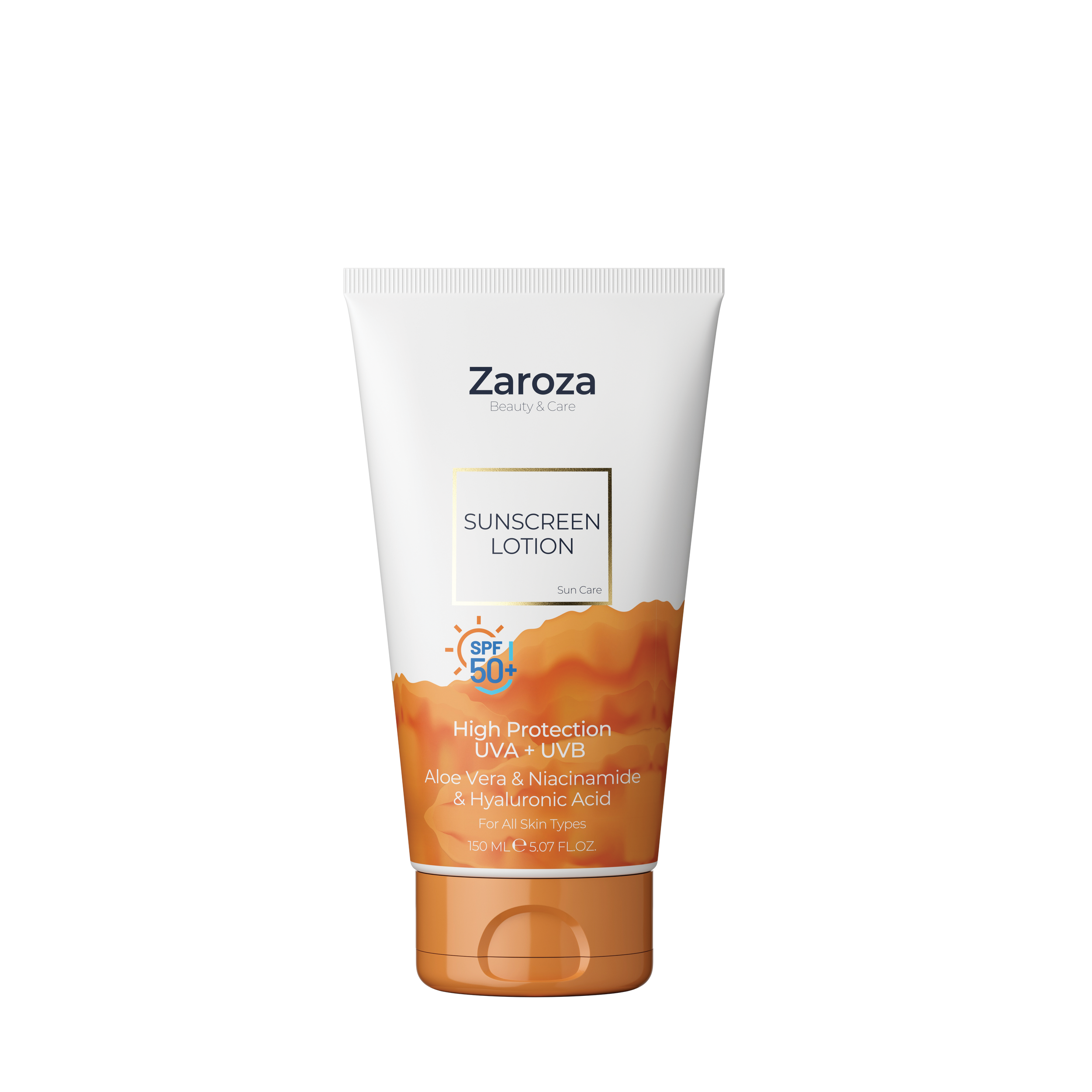 ZAROZA SUNSCREEN LOTION SPF50 5.07oz