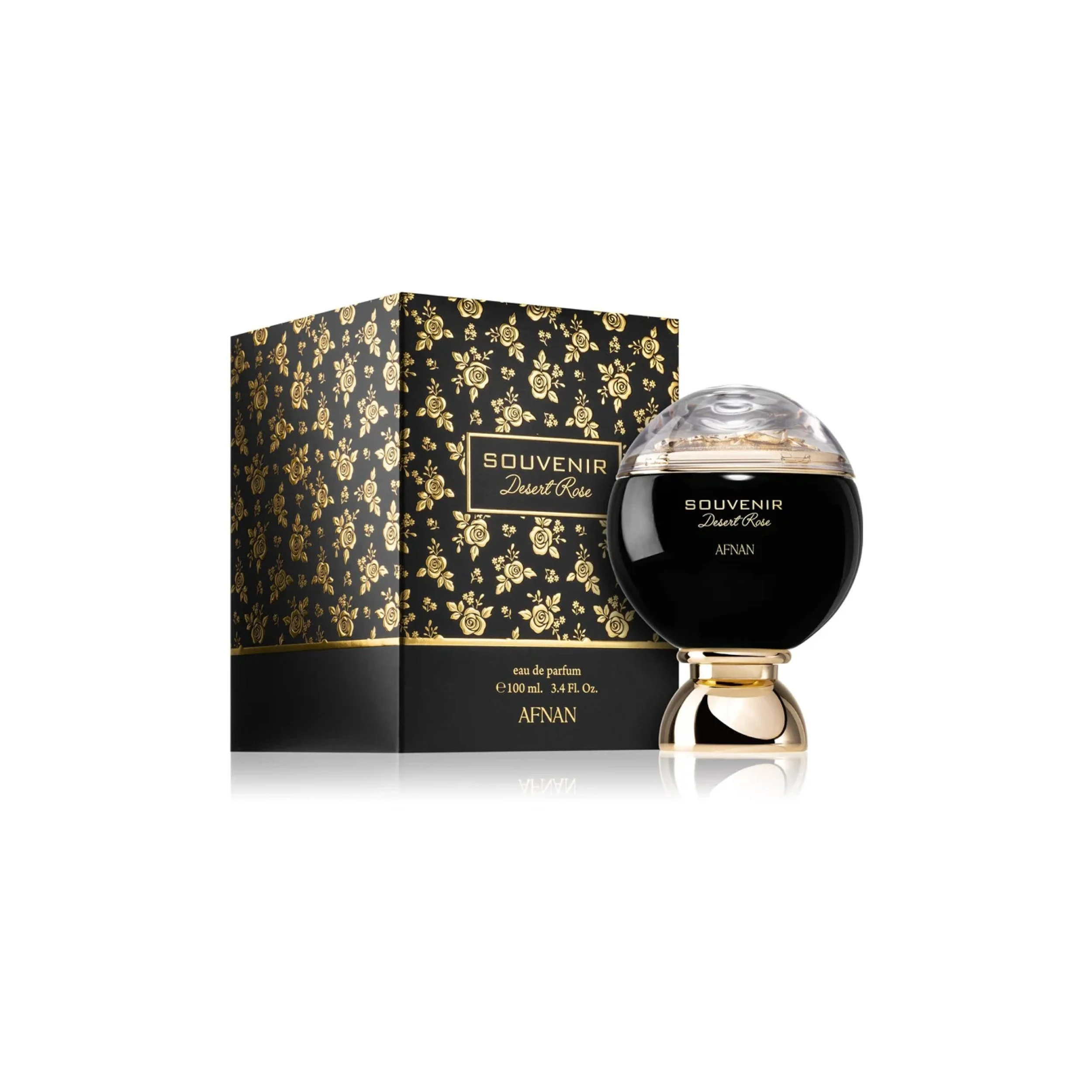 AFNAN SOUVENIR DESERT ROSE W EDP 3.4oz