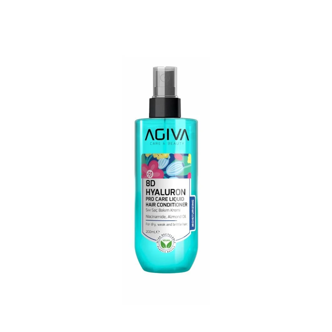 AGIVA CARE & BEAUTY 8D HYALURON LIQUID HAIR CONDITIONER 6.76oz