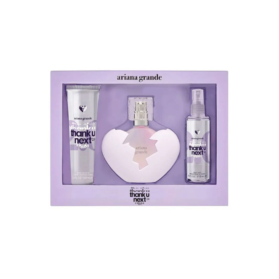 ARIANA GRANDE THANK U NEXT 2.0 SET 3PCS EDP 3.4oz