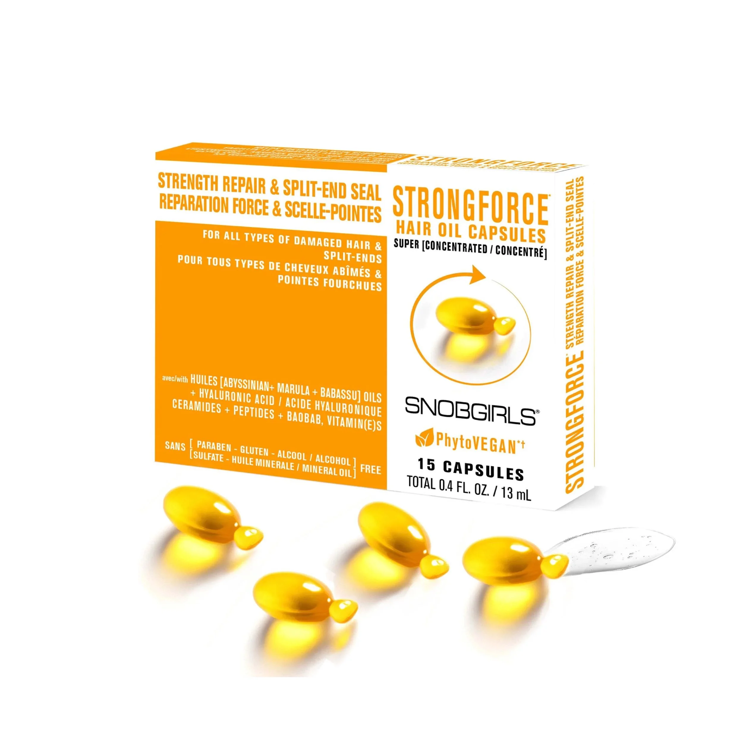 SNOBGIRLS STRONGFORCE - para reparación y sellado de puntas abiertas