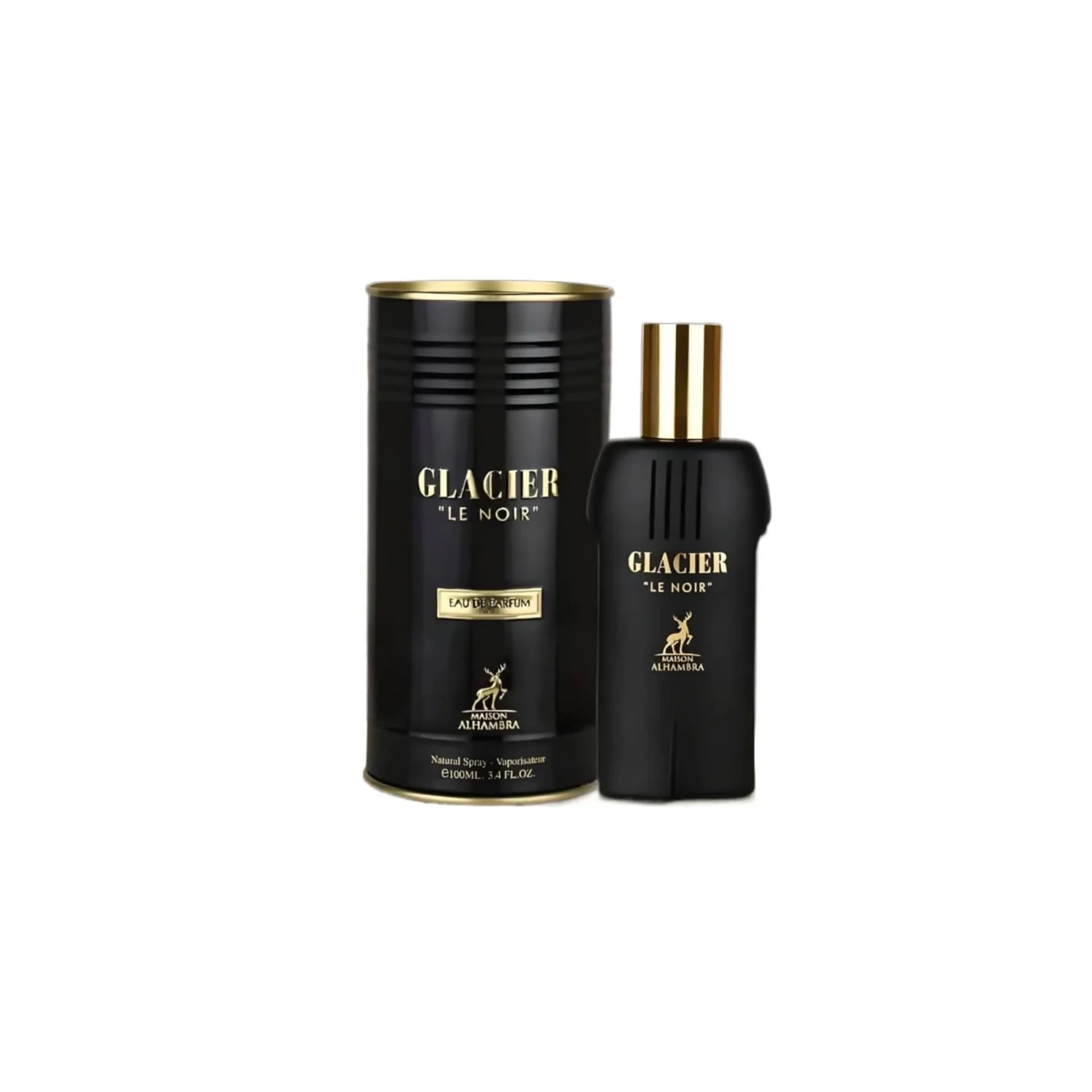 MAISON ALHAMBRA GLACIER LE NOIR MEN EDP 3.4oz