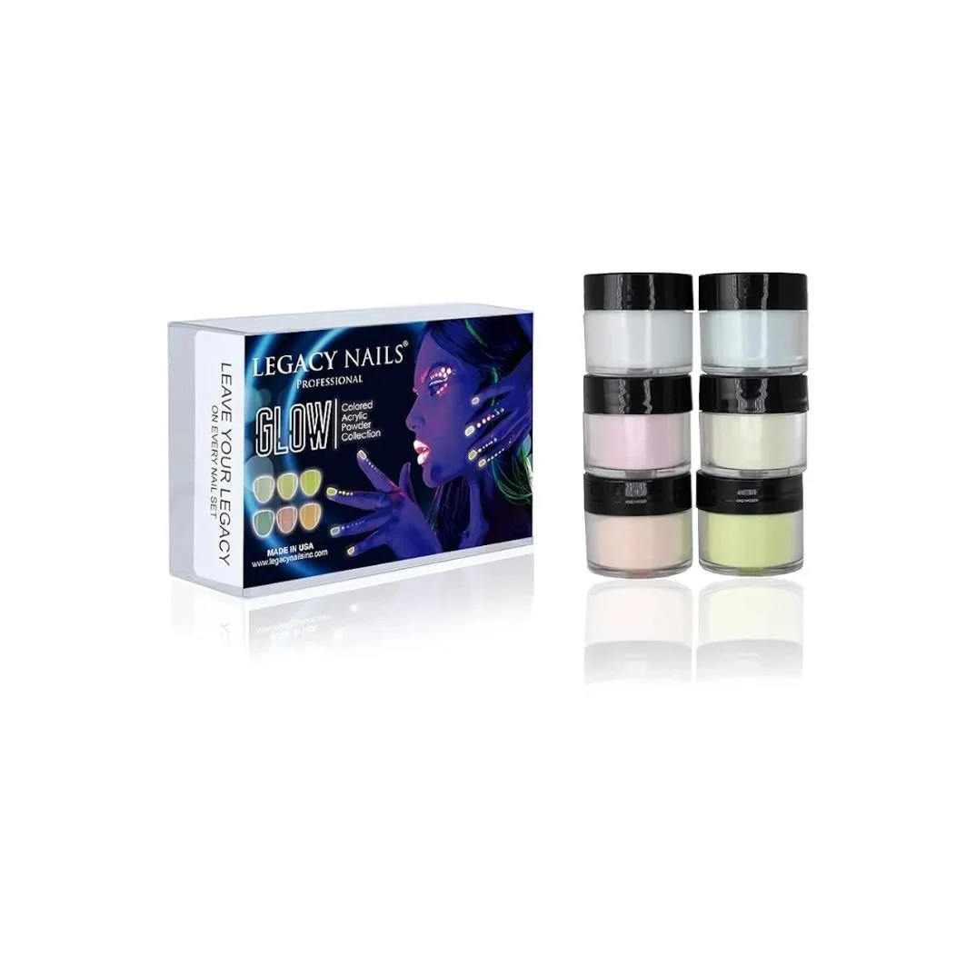 LEGACY NAILS ACRYLIC NAIL POWDER GLOW COLLECTION