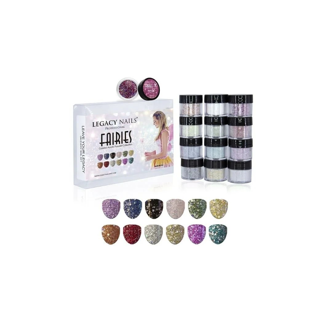 LEGACY NAILS ACRYLIC NAIL POWDER FAIRIES COLLECTION