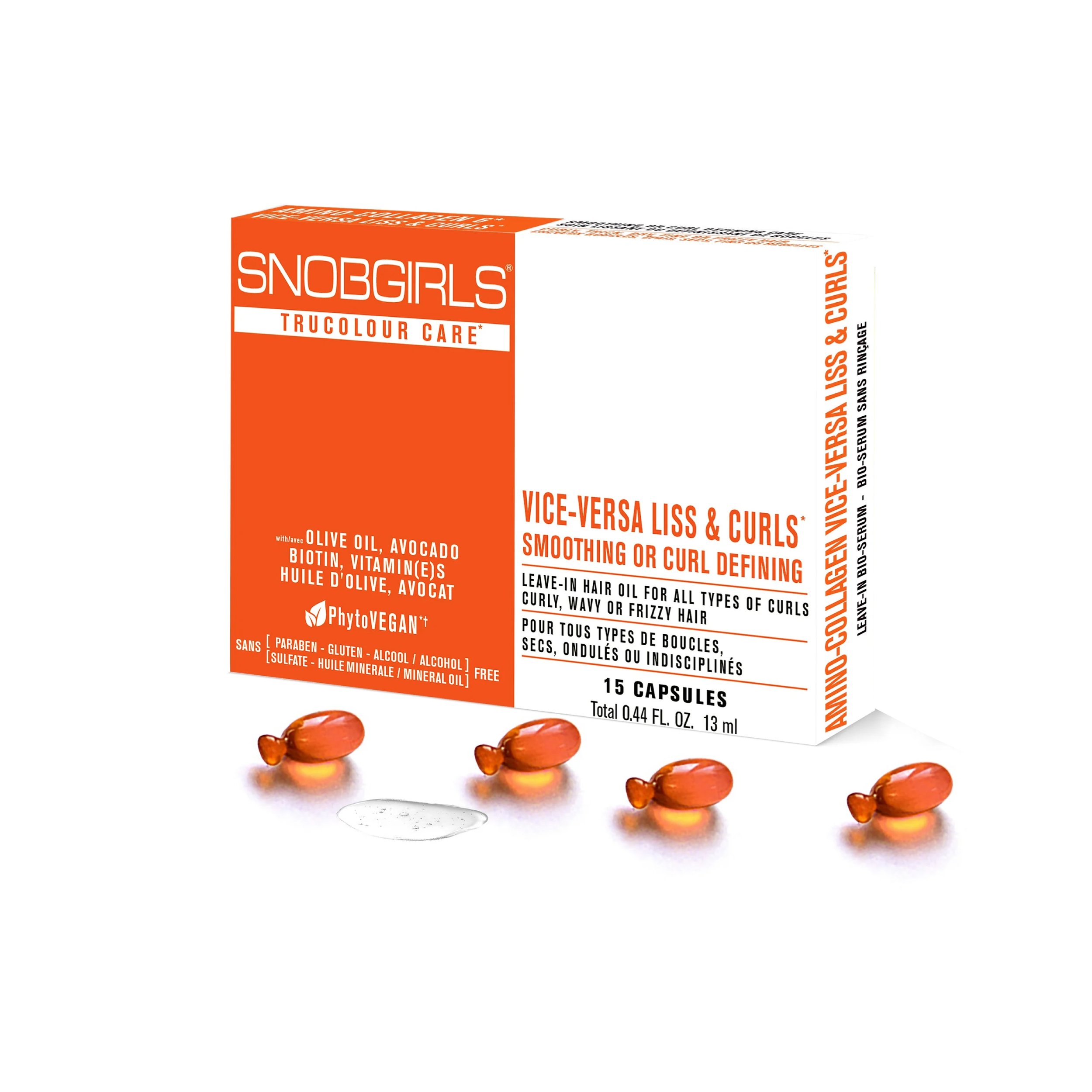 SNOBGIRLS VICE - VERSA LISS & CURLS - para cabello rizado, ondulado o con frizz