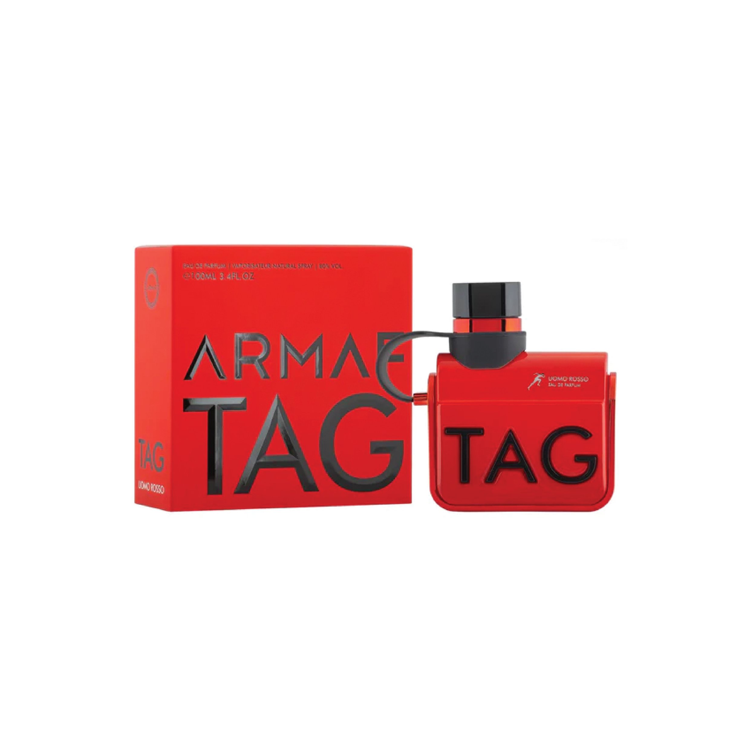 ARMAF TAG UOMO ROSSO MEN EDP 3.4oz