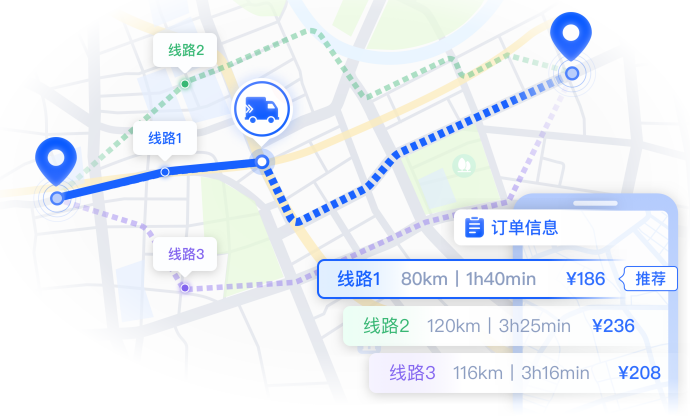 聪明的路线，更少的里程