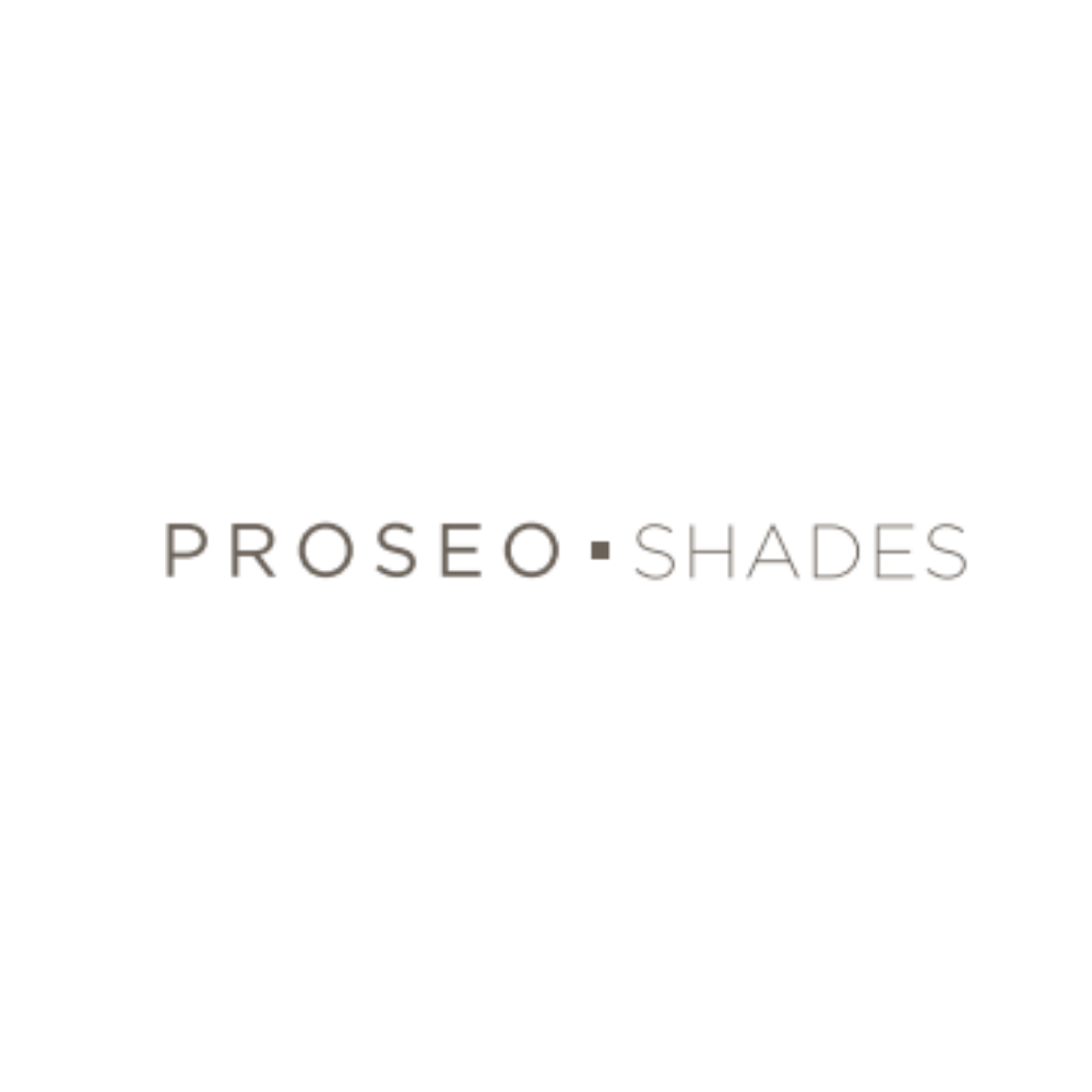 Logo for Prose Shades with black background and white text.