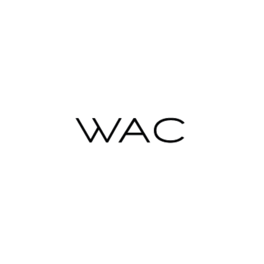 Black and white logo with 'WAC' in the center, surrounded by stylized text that says 'Western Athletic Conference.'