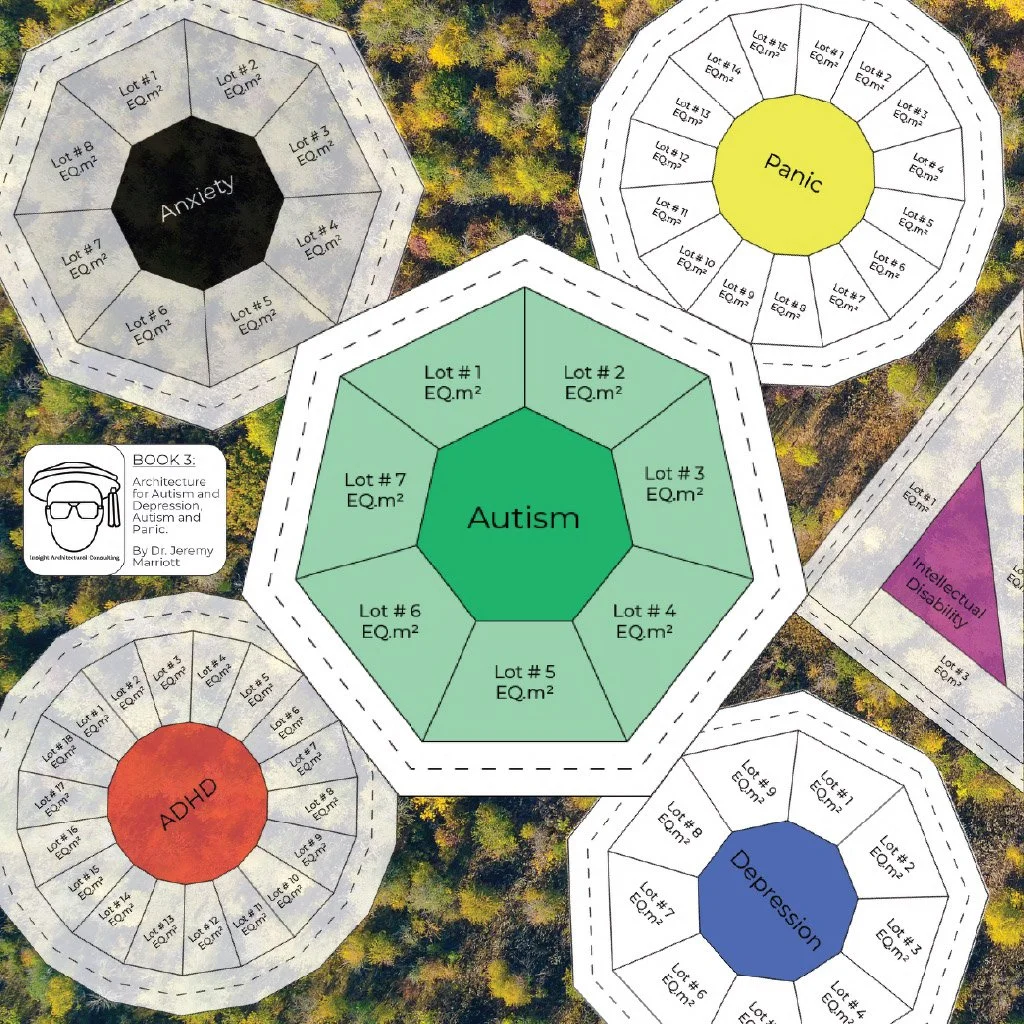 BOOK 3: Architecture for Autism and Depression, Autism and Panic By Dr. Jeremy Marriott