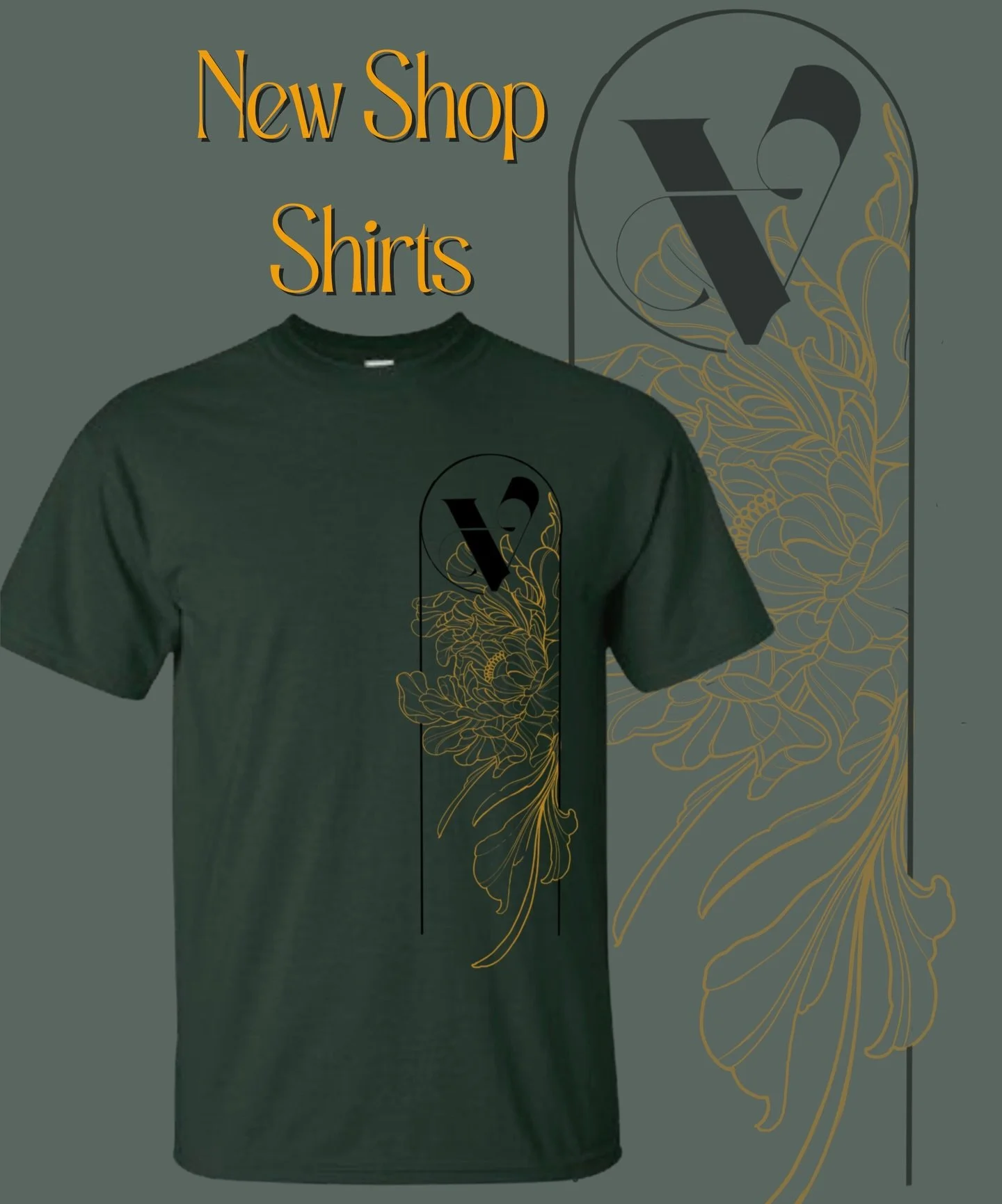 New shop shirts just in! 
Come swing by the shop this Saturday 17th at our grand opening and pick one up! We will be raffling off several of these off during the event and much more! Don&rsquo;t miss out! 

#vellumstudios #tattooshop #simivalleytatto