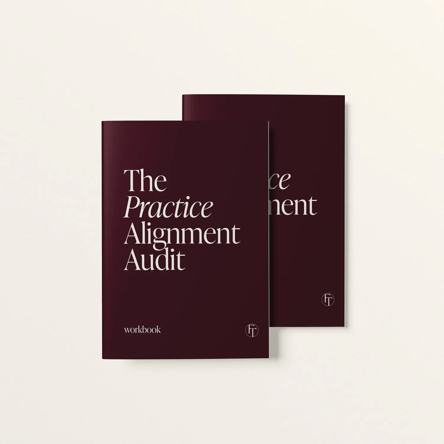 The Fulfilled Therapist Private Practice Audit Workbook covers
