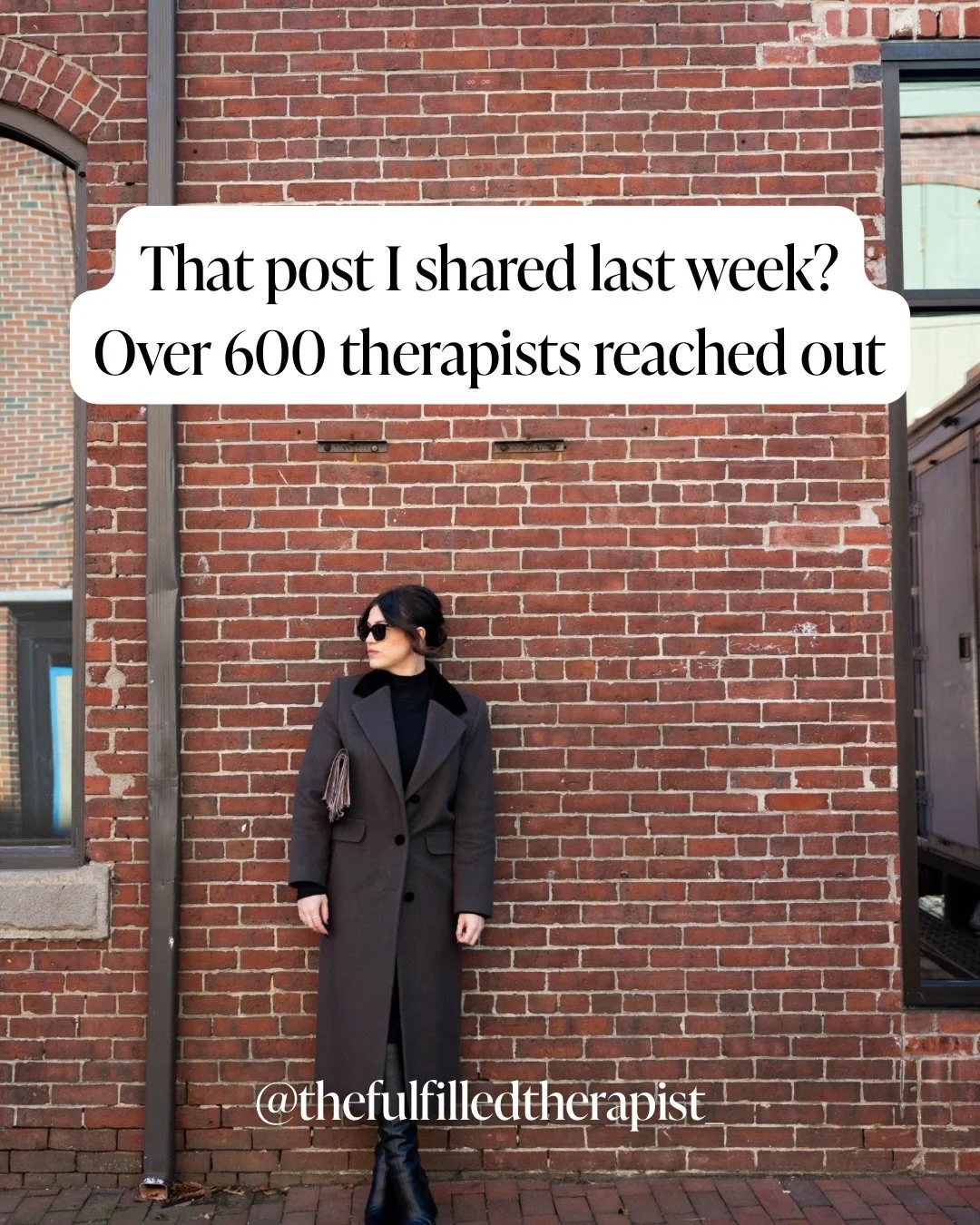 Over 600 therapists reached out for THIS ⬇️

Last week I shared a free reflection guide in some therapist Facebook groups and over 600 therapists reached out. What came up in those conversations stayed with me.

I spent a long time trying to understa