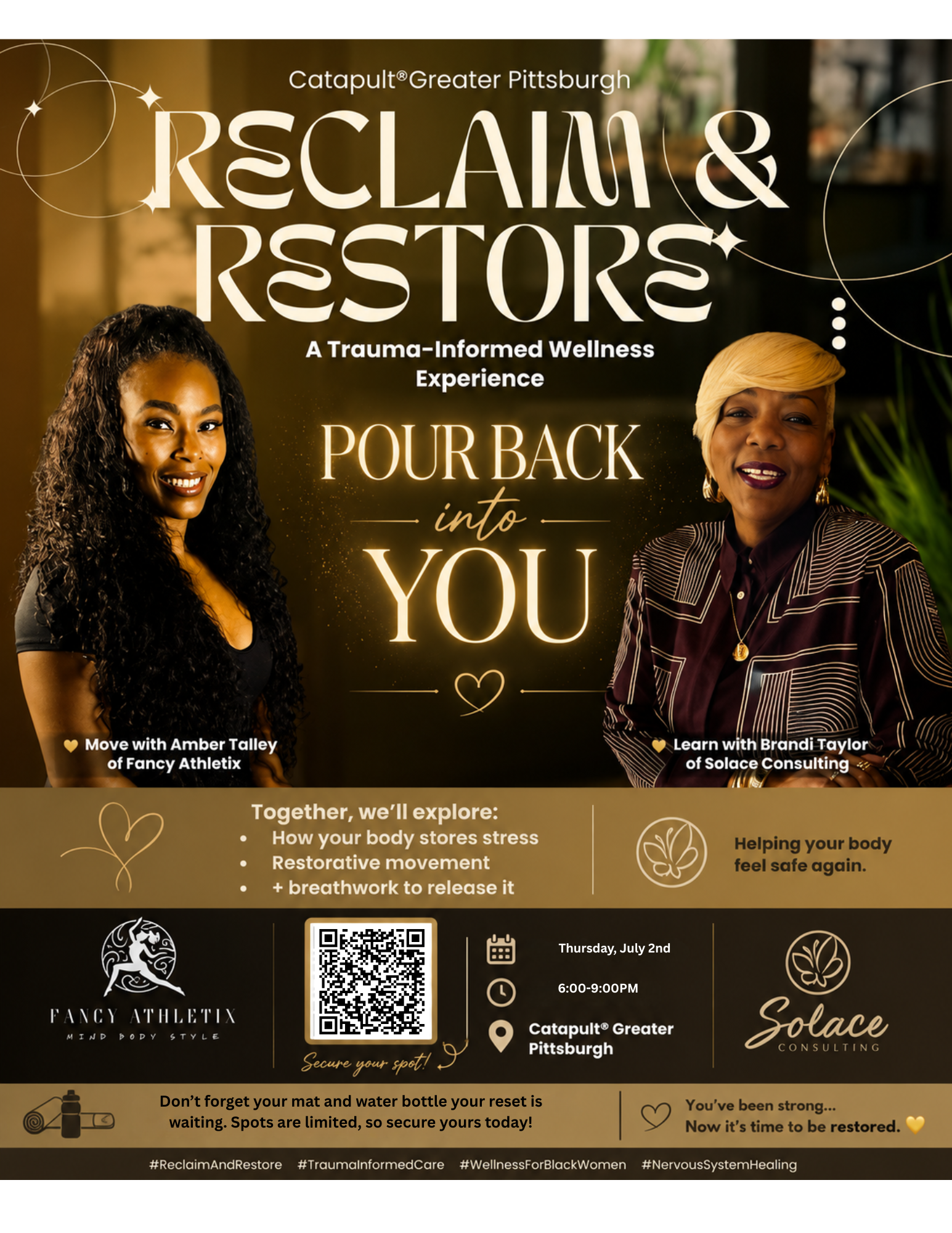 Reclaim & Restore: A Trauma-informed Wellness Experience