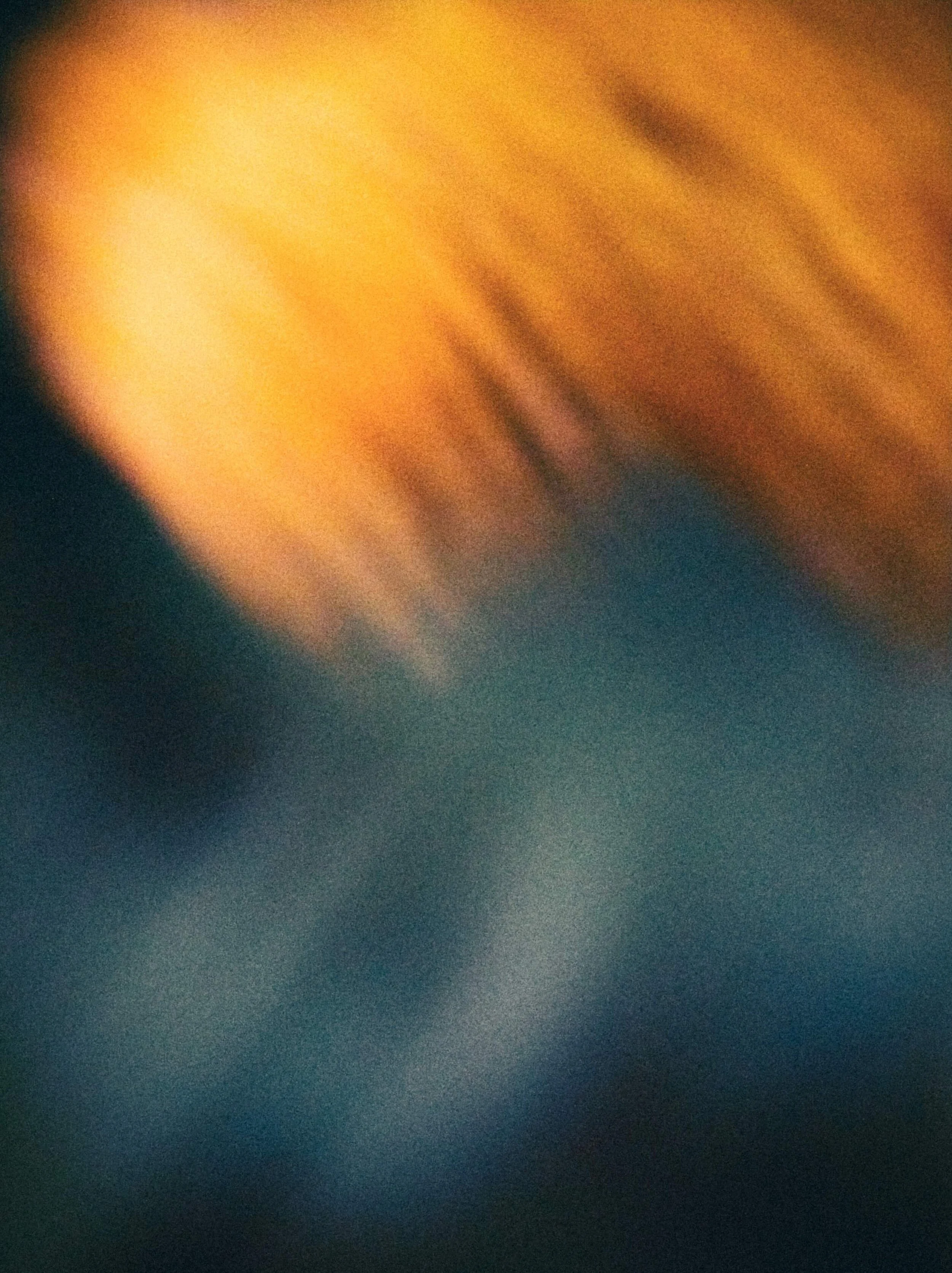 Abstract orange and blue pattern