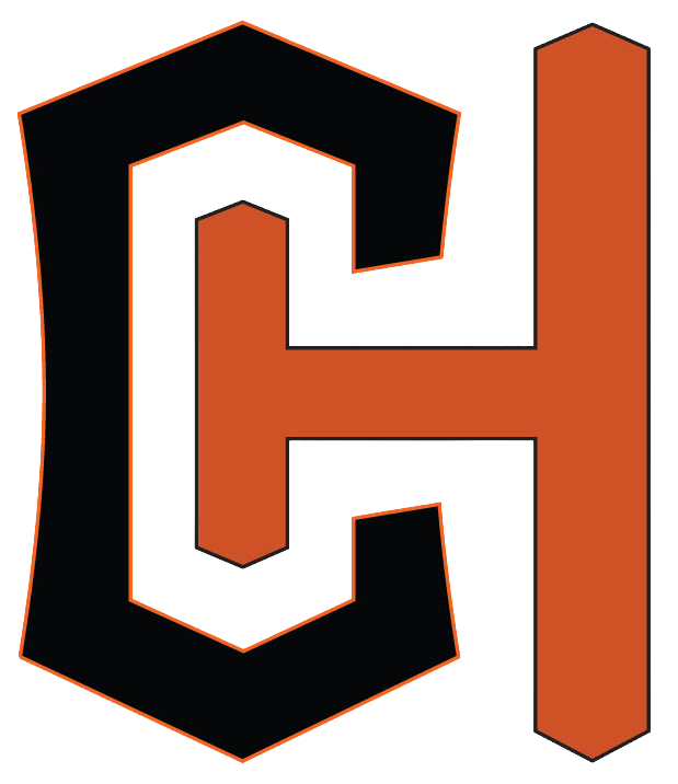 Stylized logo with the letters 'C' and 'H' in black and orange, interlocked in a bold, graphic design.