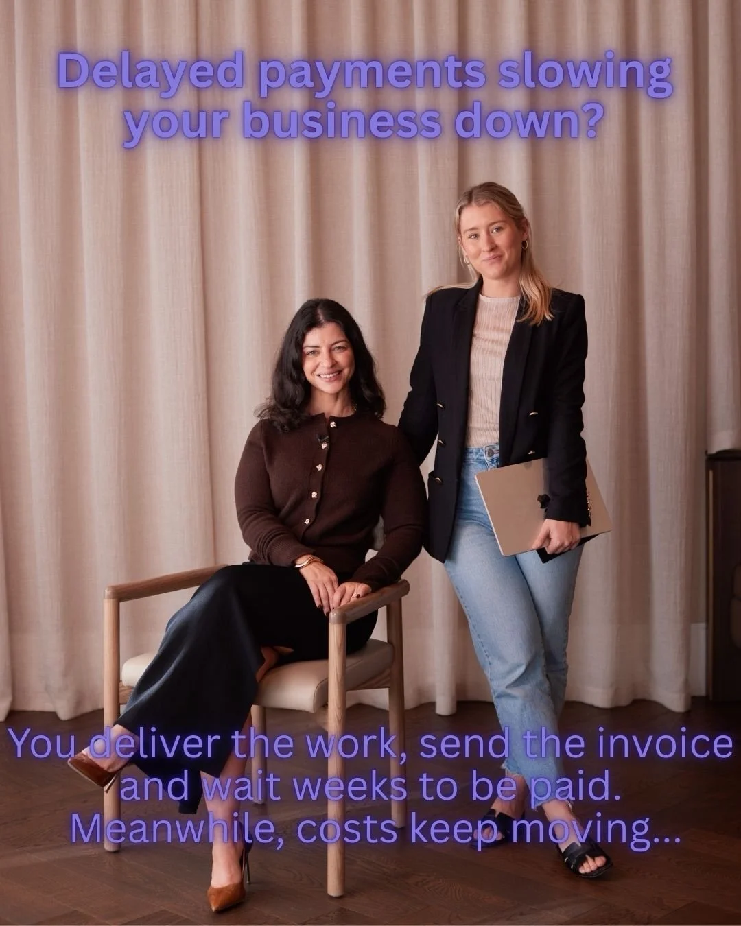 Slow payments holding your business back?
Invoice finance frees up your cash so you can pay people on time and negotiate better deals!
Want to understand how to set this up? Send us a DM.

#businessowner #cashflow #growyourbusiness #grow