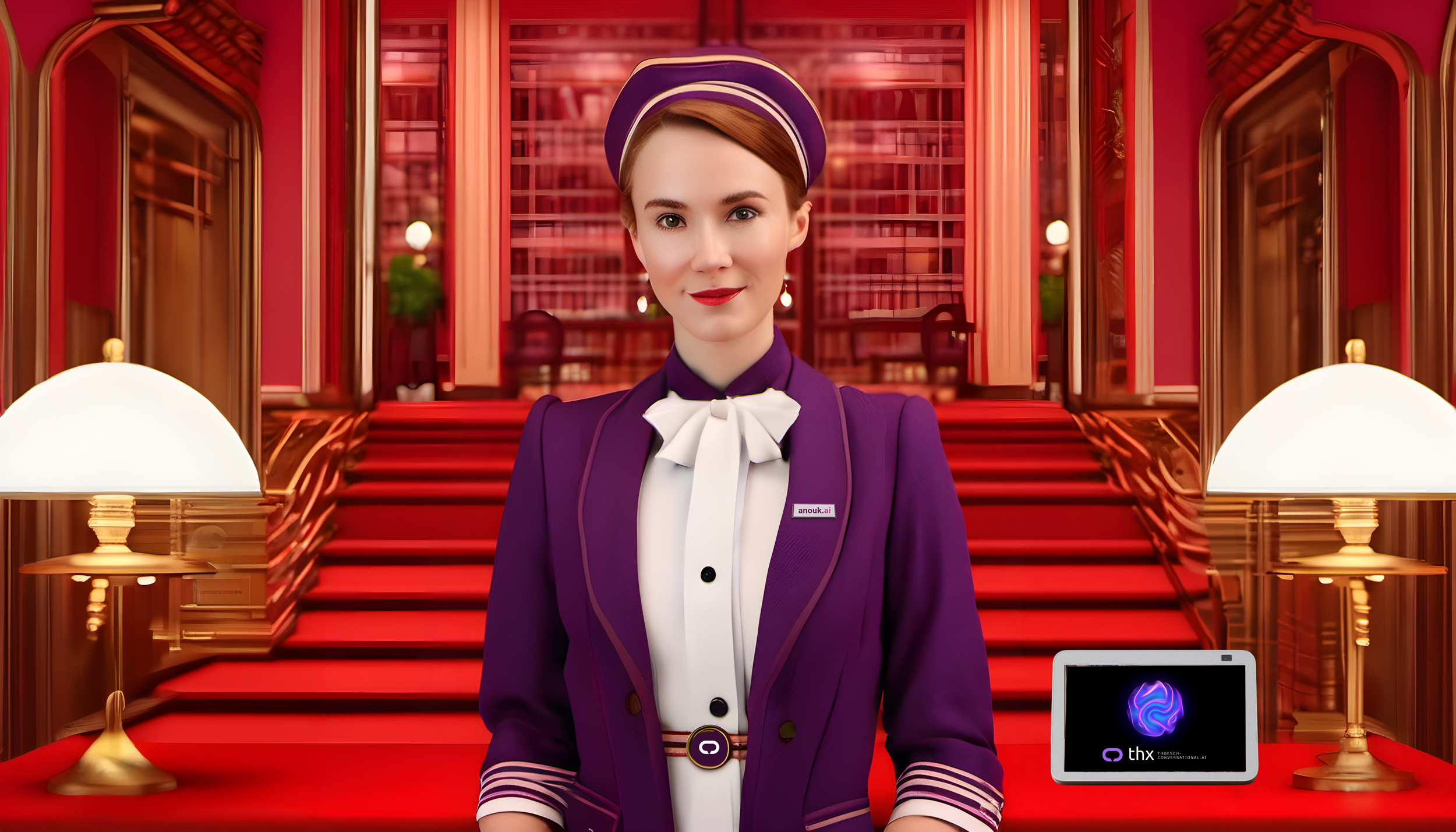 Anouk Concierge in a Hotel Room