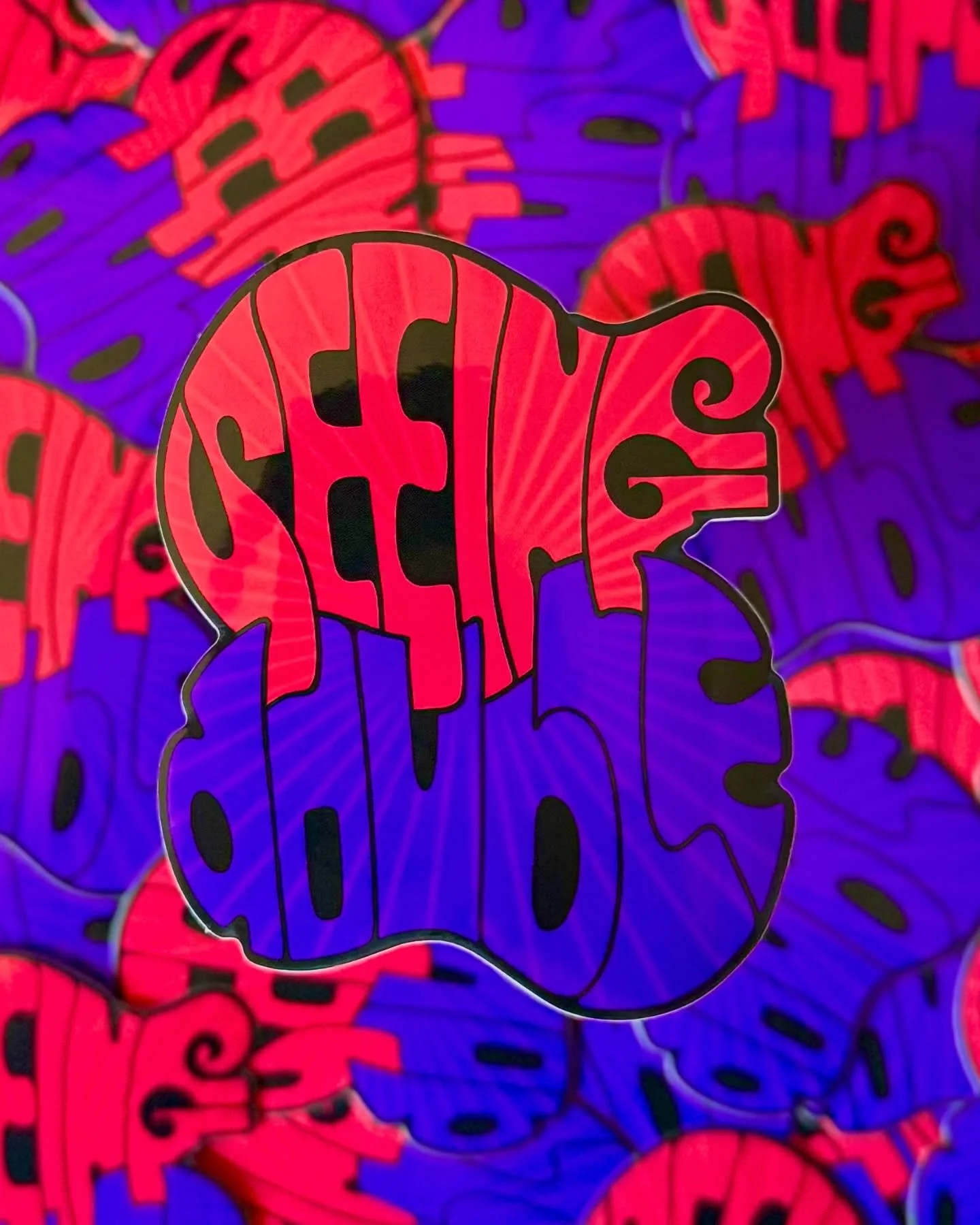 🚨 New stickers 🚨 

We couldn&rsquo;t decide on a color, so we went for both! Come see us at @howlinwindbrewing on 4/11 for your first chance to get some!

Design by @remyjoyart