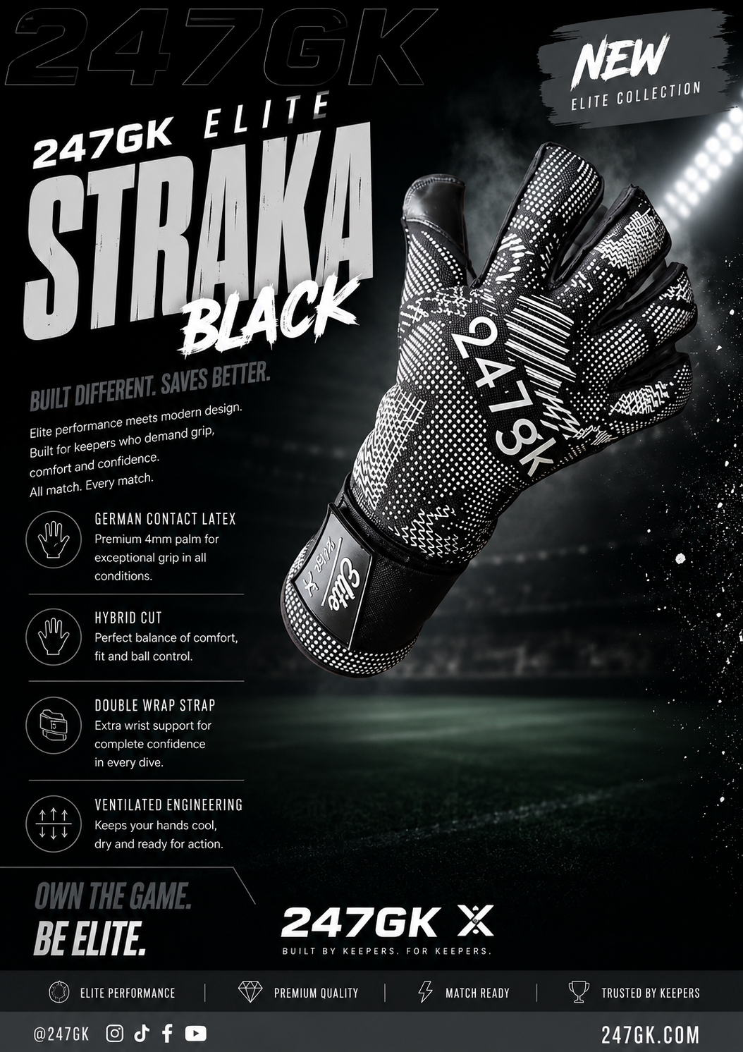 247gk Elite Straka Black