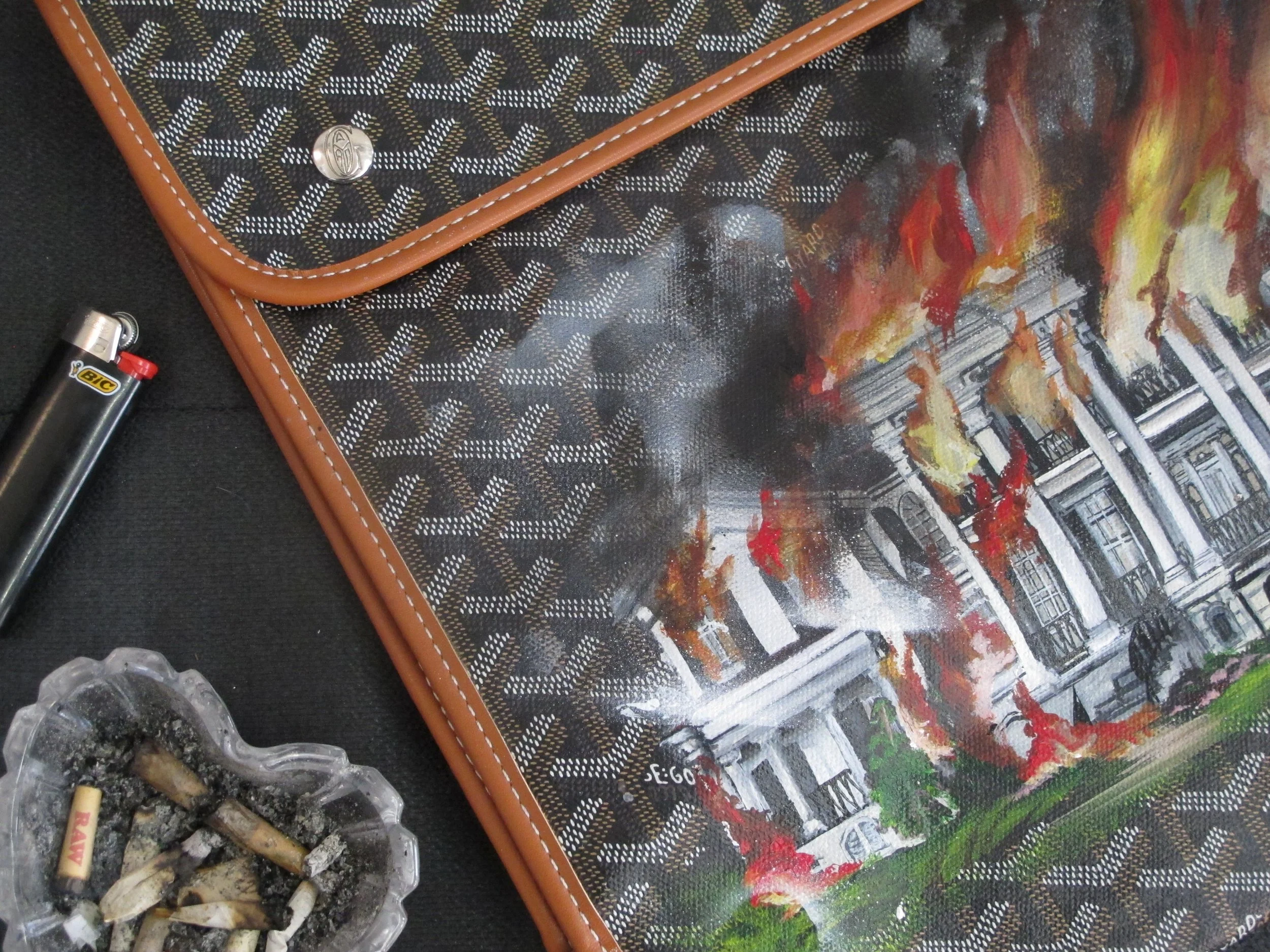 The Burning of Nottoway Plantation