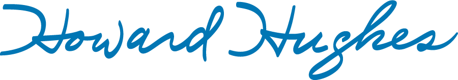 Signature of Howard Hughes in blue ink.