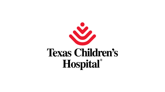 Close-up of a black and red logo with abstract shapes and lines on a white background.
