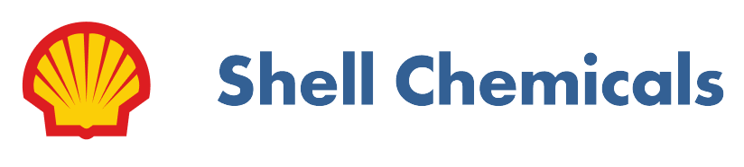 Shell Chemicals logo with a yellow shell emblem and blue words.