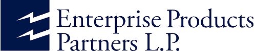 Enterprise Products Partners L.P. logo with stylized blue lightning bolts