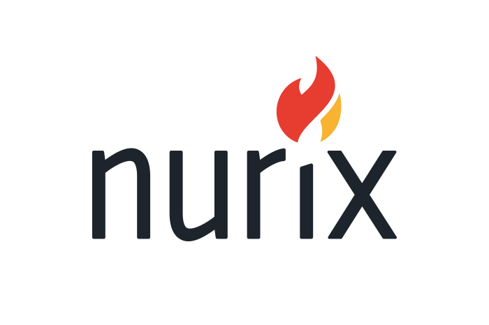 Nurix logo with a flame icon above the company name.