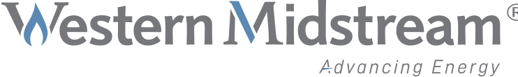 Western Midstream logo with the tagline 'Advancing Energy'.