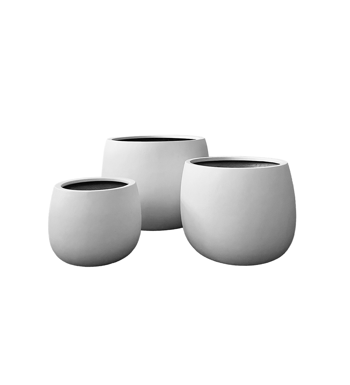 Curve Pots (Set of 3 Pots)