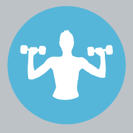 Silhouette of a woman running or sprinting.