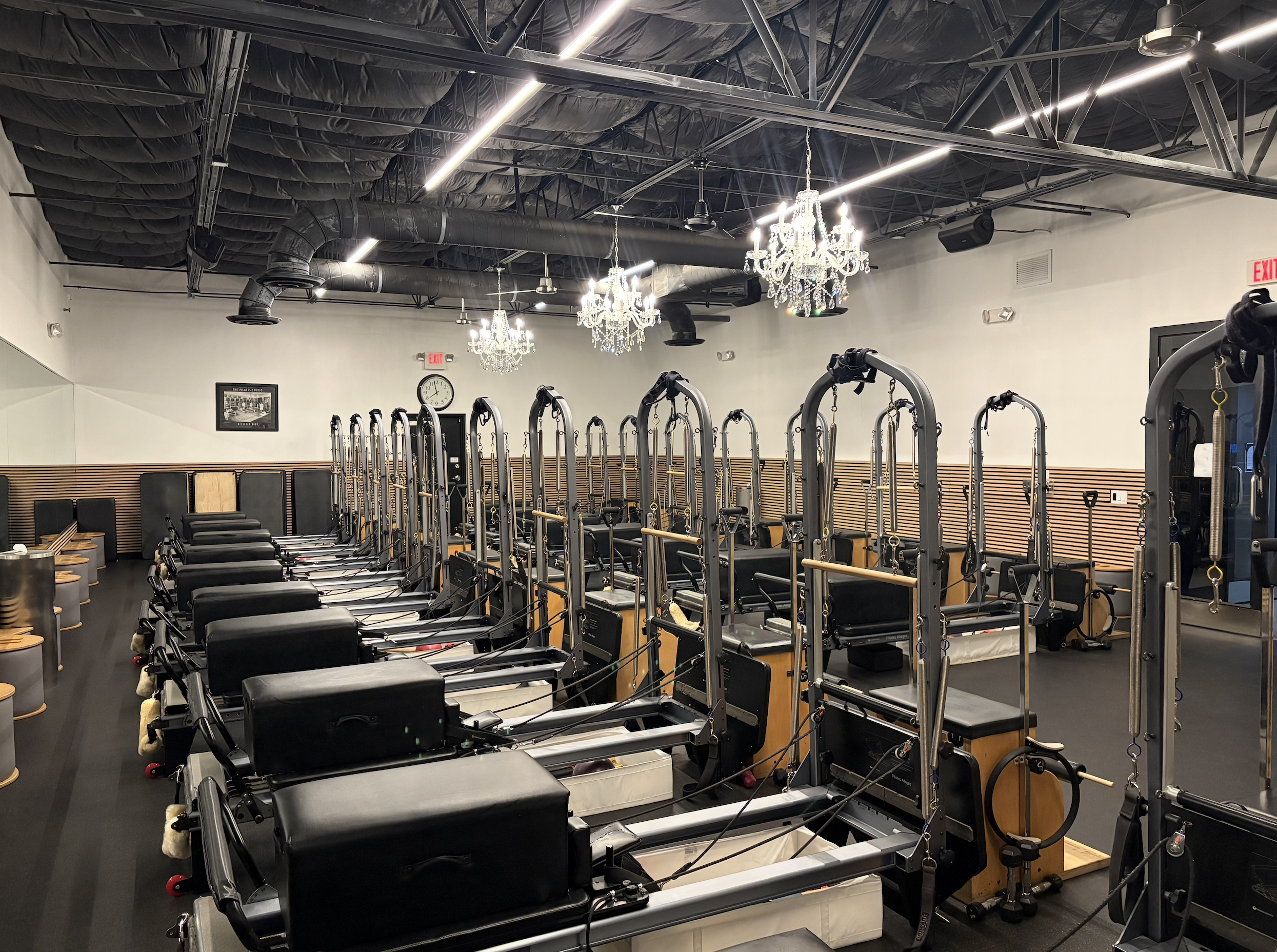  
   REFORMER PILATES 
 Our Pilates classes blend classical technique with modern coaching to build core strength, improve posture, and increase mobility and stability. Train on state-of-the-art reformers designed to help you feel longer, stronger, a