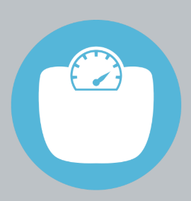 Silhouette of a man and woman high-fiving against a gray background.