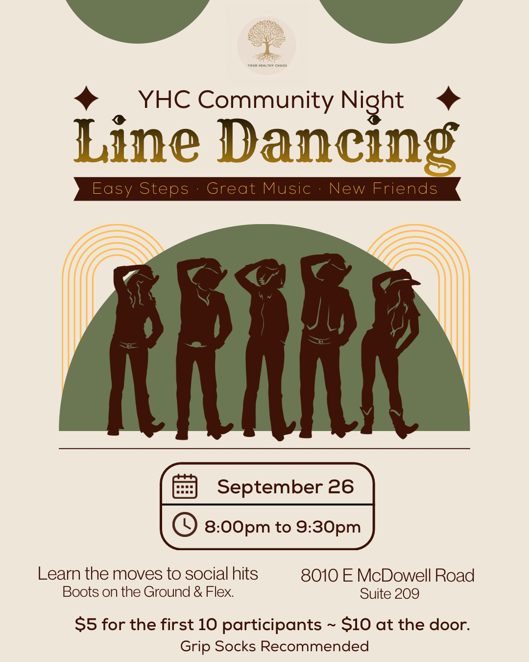 YHC Community Night:             Line Dancing