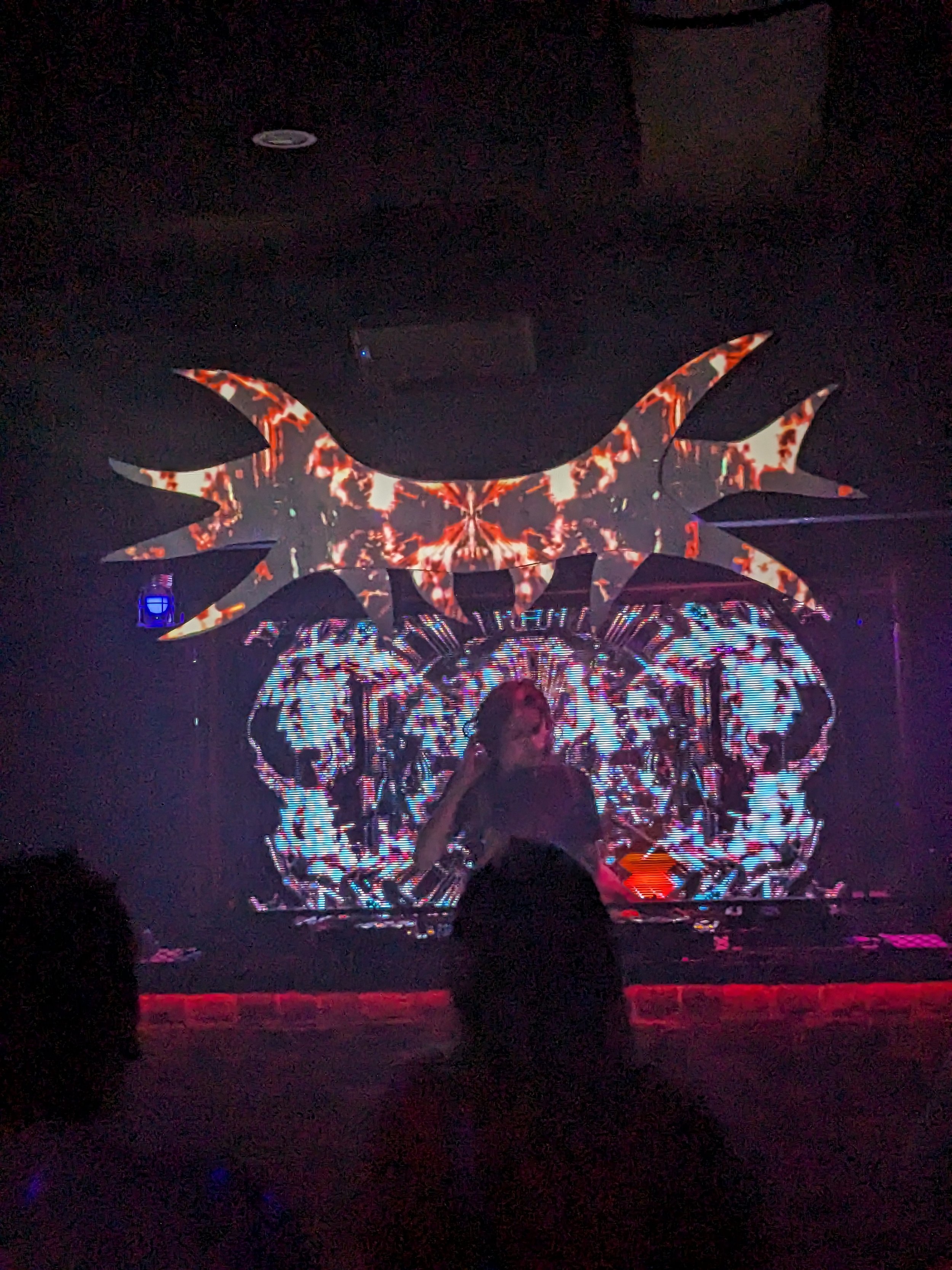 Tor's Visuals during Lucy Lies set